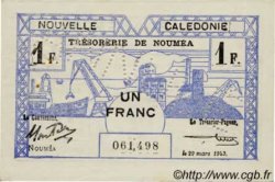 1 Franc NEW CALEDONIA  1943 P.55bs XF