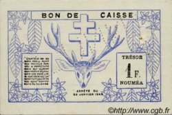 1 Franc NOUVELLE CALÉDONIE  1943 P.55bs SPL