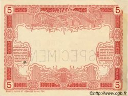 5 Francs TAHITI  1905 P.01a vars AU