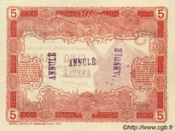 5 Francs TAHITI  1914 P.01b SPL