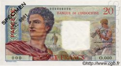 20 Francs TAHITI  1960 P.21cs NEUF