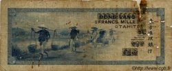 1000 Francs TAHITI  1943 P.18b B+