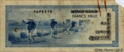 1000 Francs TAHITI  1954 P.22 B