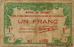 1 Franc OCÉANIE  1943 P.11c TB