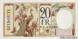 20 Francs DJIBOUTI  1936 P.07As AU