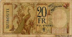 20 Francs DJIBOUTI  1936 P.07A TB