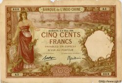 500 Francs DJIBOUTI  1938 P.09b