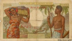 1000 Francs DJIBOUTI  1938 P.10 B+
