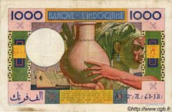 1000 Francs DJIBOUTI  1947 P.20 TB