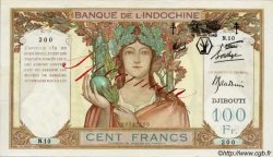100 Francs DJIBOUTI  1943 P.13s SUP+