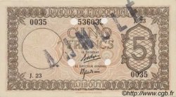 5 Francs Palestine Spécimen DJIBOUTI  1945 P.14s SPL