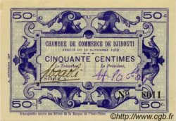 50 Centimes DJIBOUTI  1919 P.23 UNC-