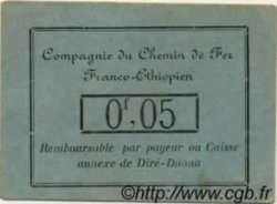 0,05 Franc DJIBOUTI Dire Daoua 1919  SUP