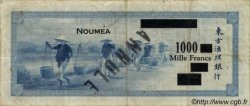 1000 Francs Annulé NEUE HEBRIDEN  1945 P.13 fSS
