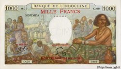 1000 Francs NOUVELLES HÉBRIDES  1941 P.15s NEUF