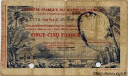 25 Francs NOUVELLES HÉBRIDES  1921 P.A1 pr.TB