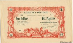 10 Dollars - 10 Piastres Épreuve INDOCHINE FRANÇAISE  1902 PS.438 pr.NEUF