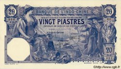 20 Piastres INDOCHINE FRANÇAISE Saïgon 1909 P.038as pr.NEUF