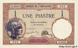 1 Piastre Spécimen INDOCHINE FRANÇAISE  1923 P.048as pr.NEUF