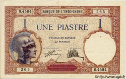 1 Piastre FRENCH INDOCHINA  1927 P.048b XF
