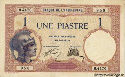1 Piastre INDOCHINE FRANÇAISE  1927 P.048b SUP+