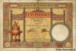 100 Piastres INDOCHINE FRANÇAISE  1927 P.051b TB