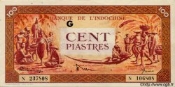 100 Piastres orange INDOCHINE FRANÇAISE  1942 P.066 SUP