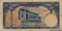 100 Piastres INDOCHINA  1945 P.079a RC+