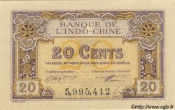 20 Cents INDOCHINE FRANÇAISE  1920 P.045b SUP+