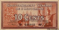 10 Cents INDOCHINE FRANÇAISE  1939 P.085c pr.NEUF