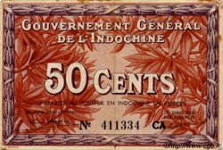 50 Cents INDOCHINE FRANÇAISE  1939 P.087d TTB+