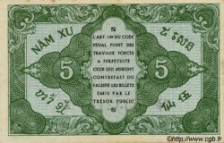 5 Cents INDOCHINE FRANÇAISE  1943 P.088a pr.NEUF