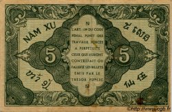 5 Cents INDOCHINE FRANÇAISE  1943 P.088b TTB