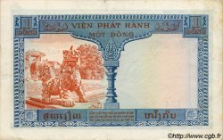 1 Piastre - 1 Dong FRENCH INDOCHINA  1954 P.105 VF+