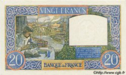 20 Francs TRAVAIL ET SCIENCE FRANCE  1941 F.12.12 SPL