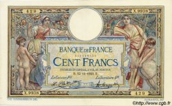 100 Francs LUC OLIVIER MERSON sans LOM FRANCE  1923 F.23.16 SUP