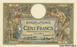 100 Francs LUC OLIVIER MERSON grands cartouches FRANCE  1925 F.24.03 SUP