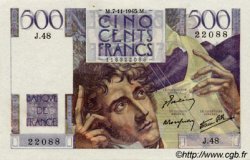 500 Francs CHATEAUBRIAND FRANCE  1945 F.34.03 NEUF