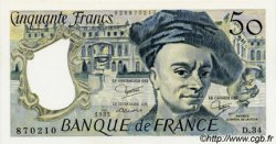 50 Francs QUENTIN DE LA TOUR FRANCIA  1983 F.67.09