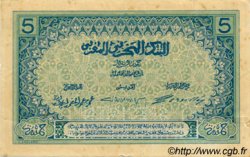 5 Francs MAROC  1921 P.08s TTB+
