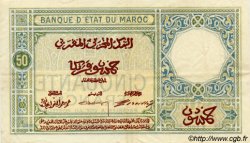 50 Francs MAROC  1924 P.13 SUP