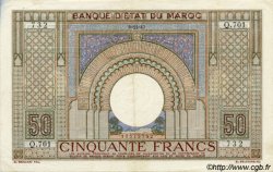 50 Francs MAROC  1942 P.21