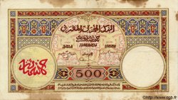 500 Francs MAROC  1932 P.15a TB