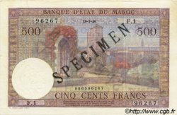 500 Francs MOROCCO  1949 P.46s