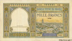 1000 Francs MAROC  1939 P.16c