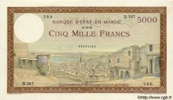 5000 Francs MAROC  1950 P.23c
