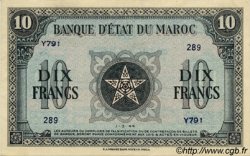 10 Francs MAROC  1944 P.25 SPL