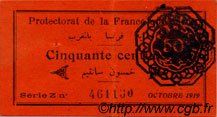 50 Centimes MAROC  1919 P.05c SUP