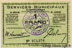 1 Franc MAROC Casablanca 1919 P.- SUP