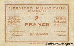2 Francs MAROC Casablanca 1919 P.- TTB